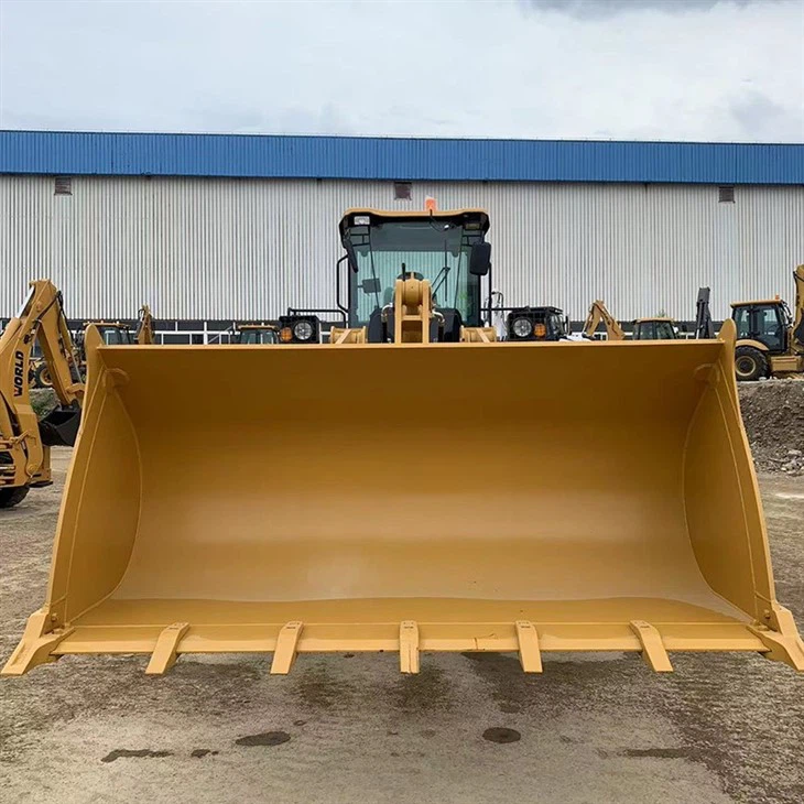 Chinese Shanmon 966 CE/EAC Construction Machinery 6t/Ton Torque Converter Boom/Payloader/Wheel Loader With Grapple/Mulcher/Log Clamp
